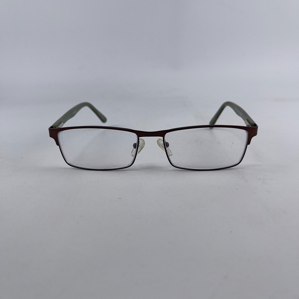 D'amato DM4142 Unisex Adult Eyeglasses Frame Green Plastic Half Rim 54-16-140 mm - Picture 2 of 12